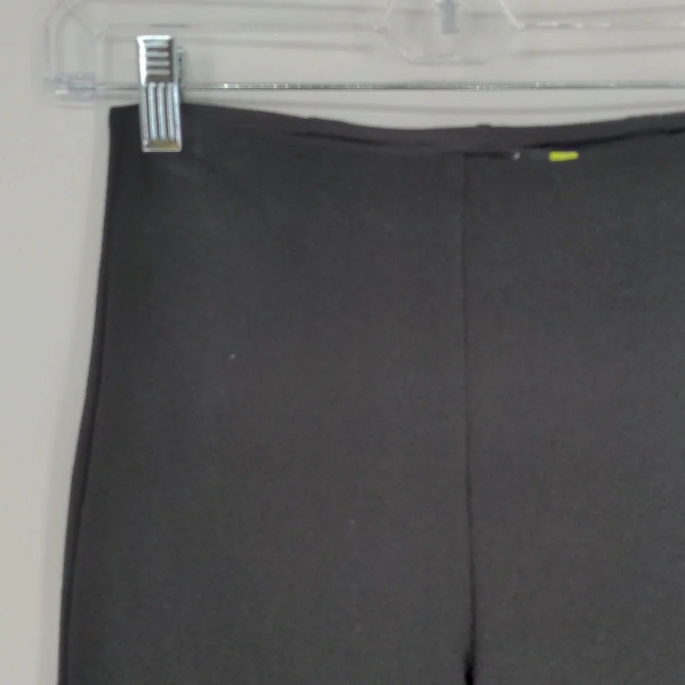 Lysse‎ Raya Womens Lace Trim High Rise Cropped Pants Size Extra Small Black - Picture 5 of 12